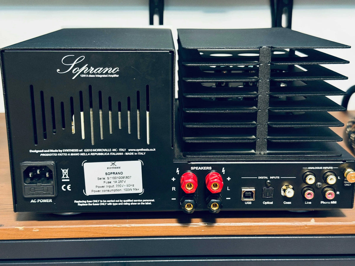 Synthesis Soprano Rare Vintage MINT Integrated Tube Amplifier DAC Phono