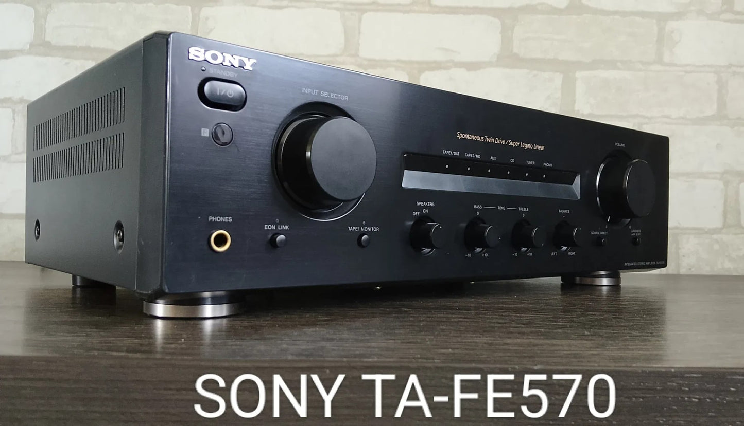 Sony TA-FE570 Rare Vintage Integrated Stereo Amplifier Serviced Warranty