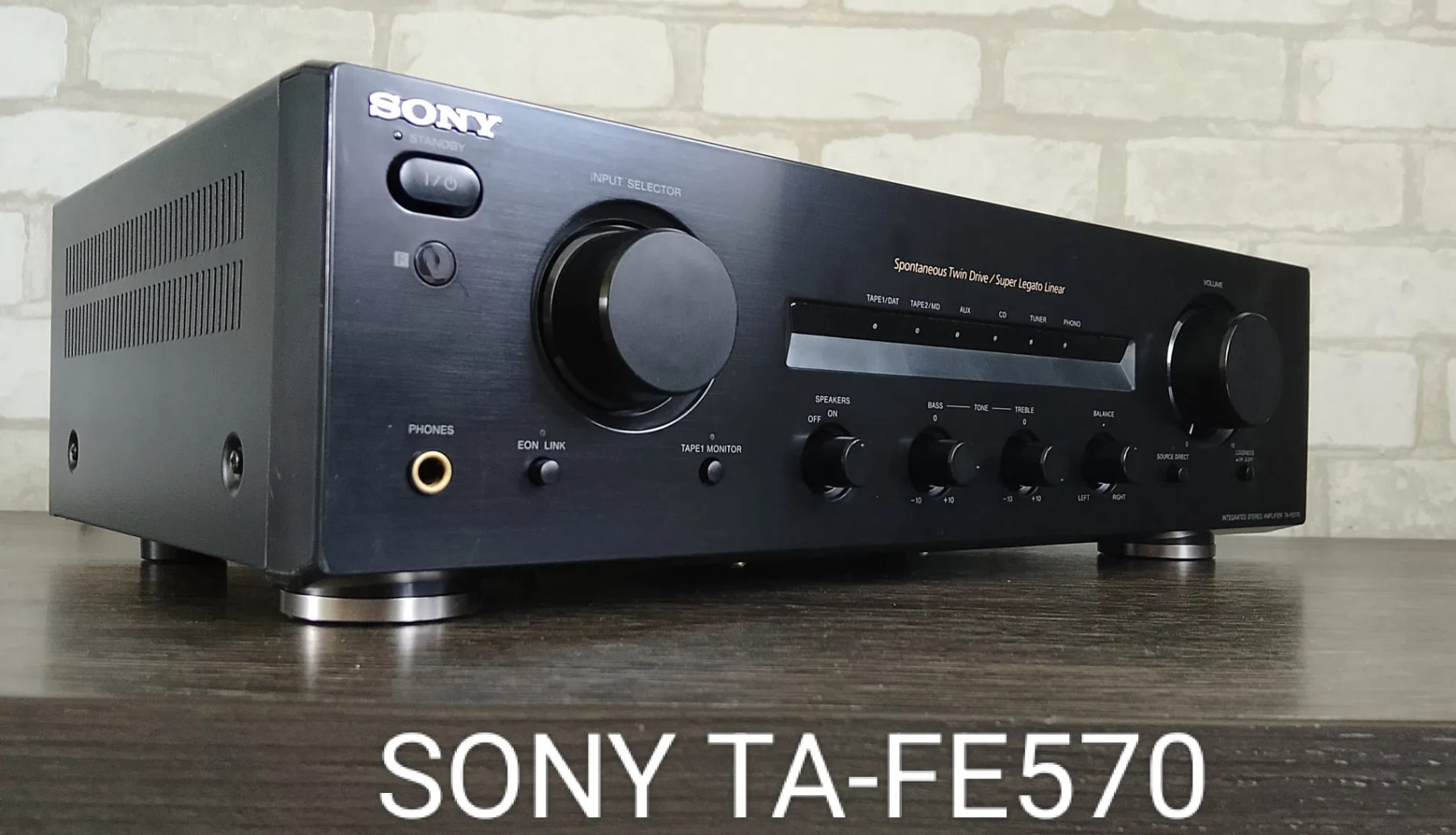 Sony TA-FE570 Rare Vintage Integrated Stereo Amplifier Serviced Warranty