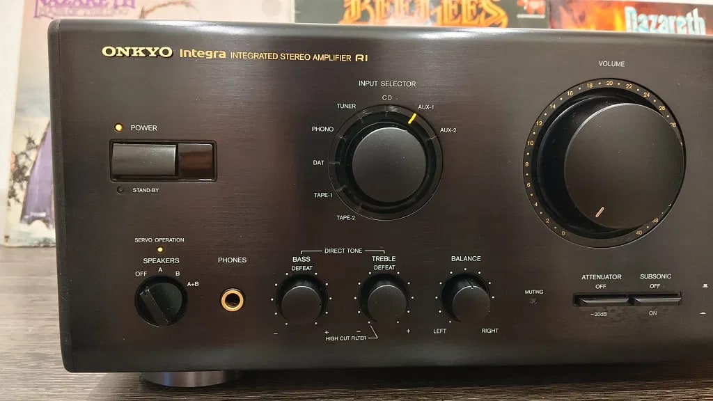 ONKYO Integra A-8850 Rare Vintage Integrated Stereo Amplifier Tested