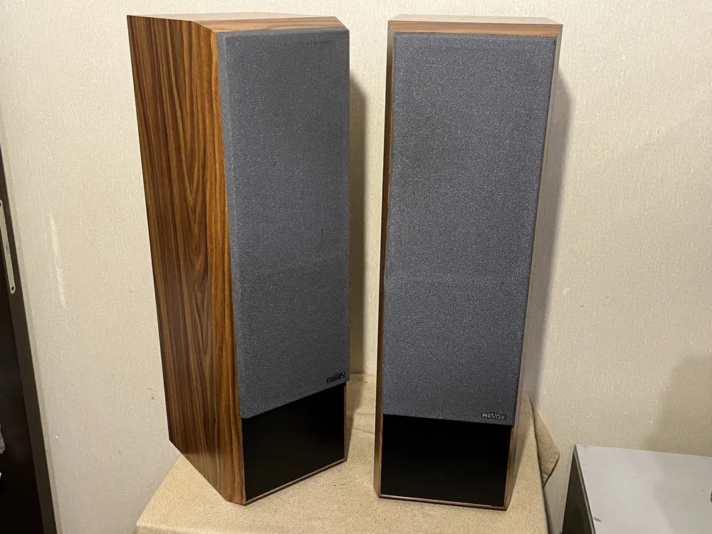 Revox MK4 Rare Vintage MINT Speaker System Tested Working Hi-Fi Stereo Warranty