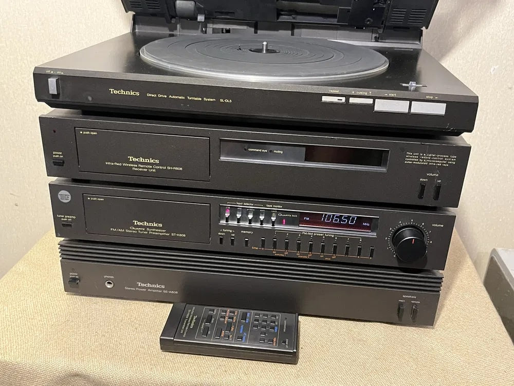 Technics SL-DL5 / 808 Rare Vintage Music System Tested Warranty Direct Drive