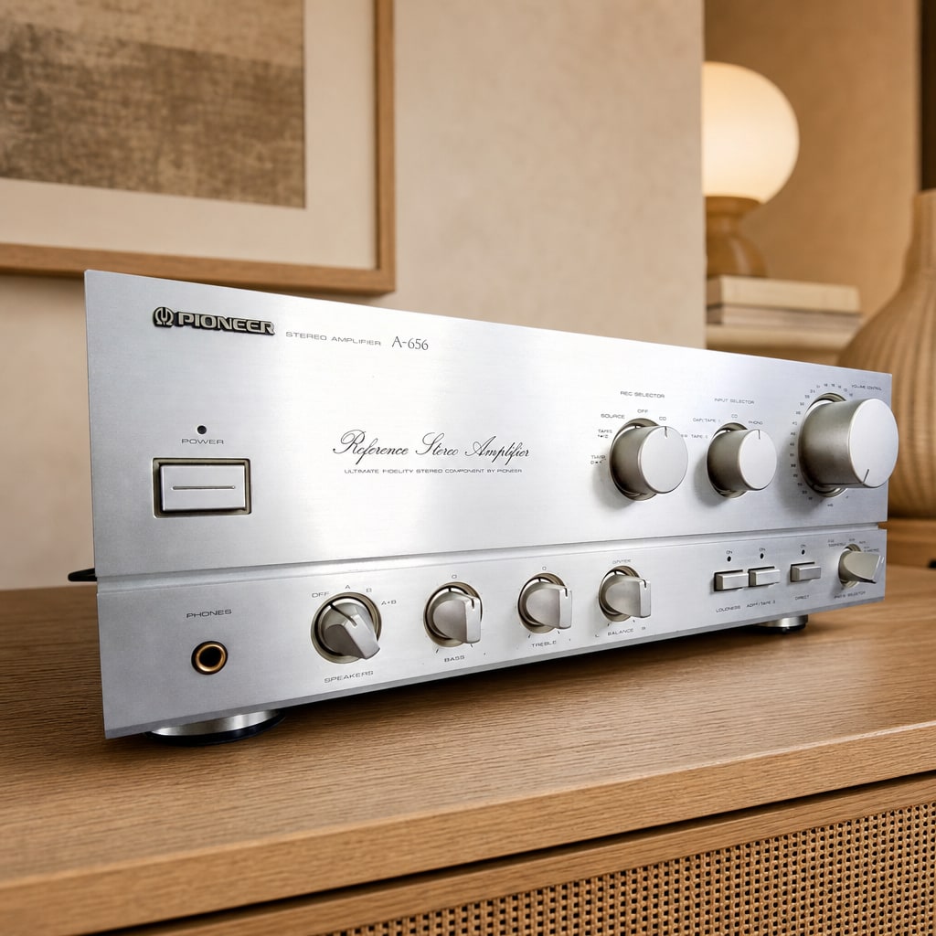 Pioneer A-656 Rare Vintage Stereo Integrated Amplifier Serviced Serviced