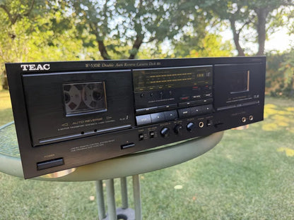 TEAC W-530R Rare Vintage MINT Double Cassette Deck Serviced Tape Deck