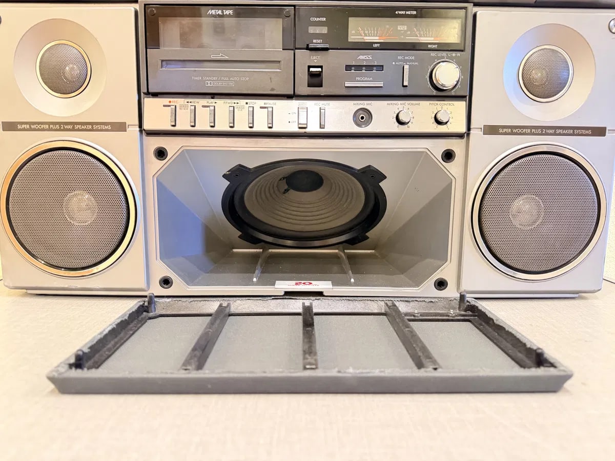 SANYO M X960K Rare Vintage Boombox Working Stereo 4-Band Radio Cassette