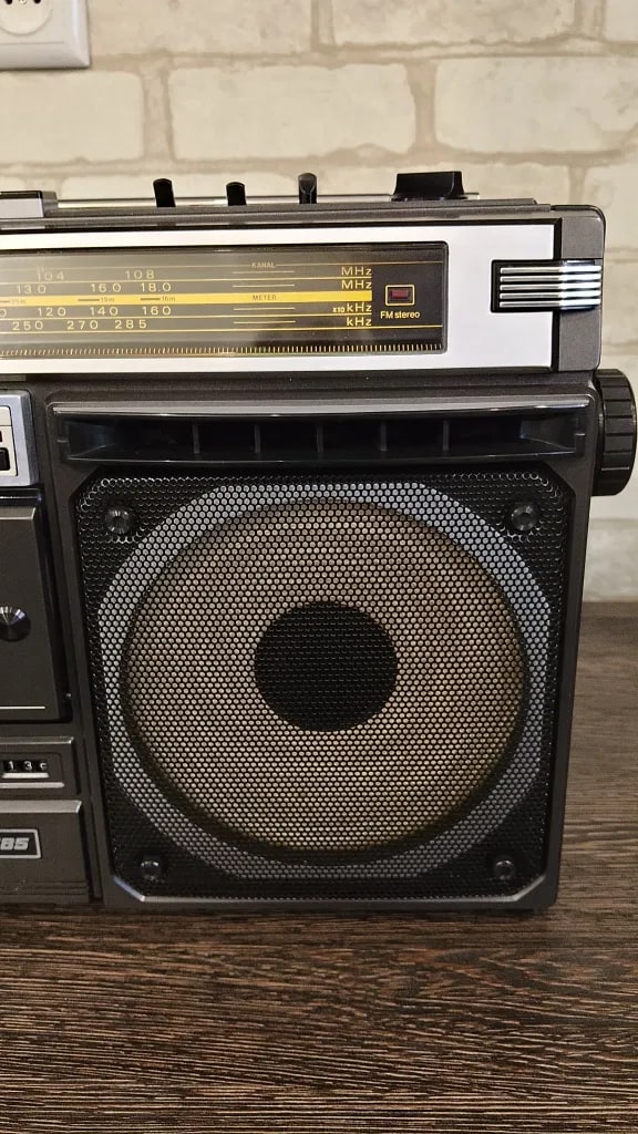Sharp GF-8585 Rare Vintage Cassette Boombox Ghetto blaster Serviced Warranty