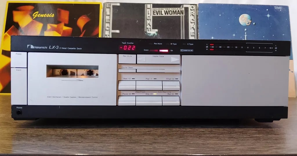 Nakamichi LX-3 Rare Vintage Stereo Cassette Deck Serviced Working Warranty