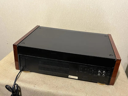 SCHNEIDER 6100DC Rare Vintage Double Cassette Deck Working Tape Player