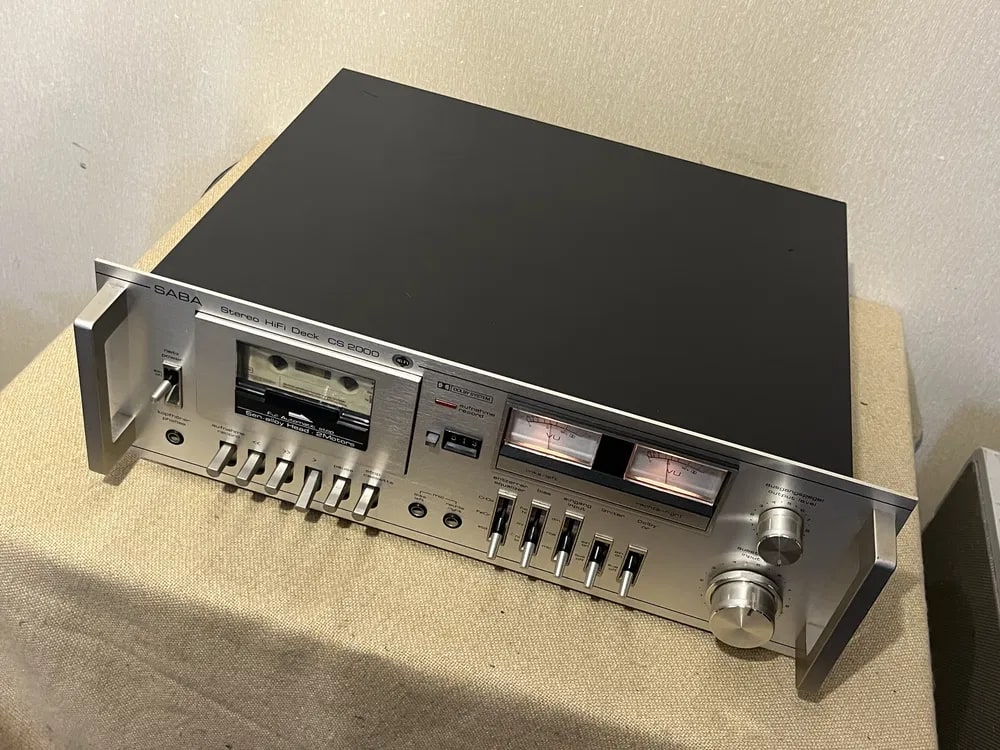 SABA CS-2000 Rare Vintage Cassette Deck Tested Working Analog Stereo Warranty