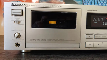 Pioneer CT-S610 Rare Vintage Stereo Cassette Deck Serviced Tested Hi-Fi