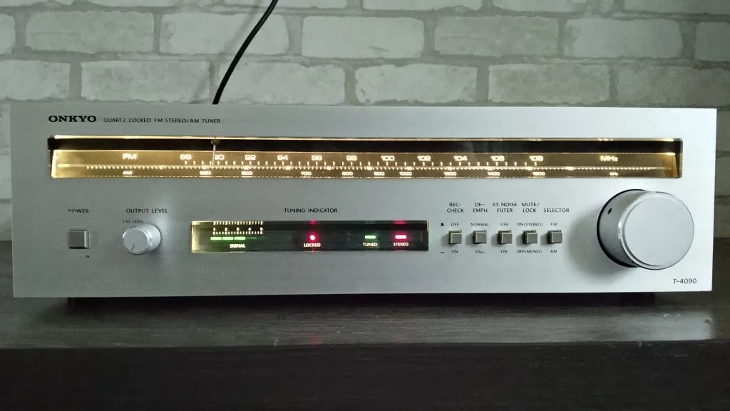 ONKYO T-4090 Rare Vintage MINT Stereo Tuner Warranty Tested FM/AM