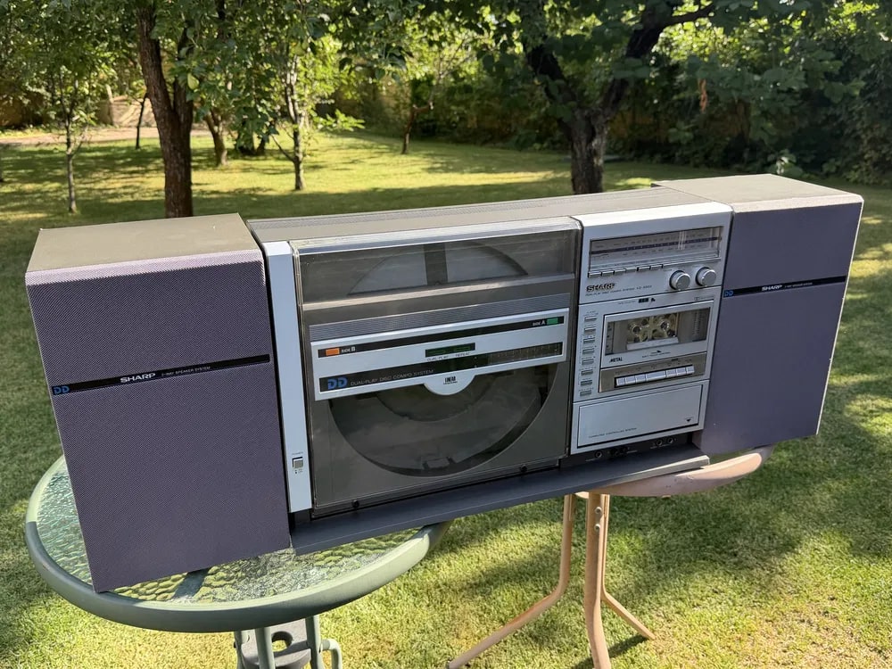 SHARP VZ-3000 Rare Vintage MINT Boombox Serviced Stereo System Cassette