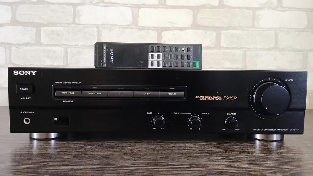 Sony TA-F245R Rare Vintage Integrated Stereo Amplifier 1994 Warranty Serviced