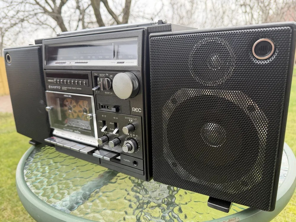 Sanyo MR-X910 Rare Vintage BoomboxJapan  Cassette Deck  Warranty Serviced