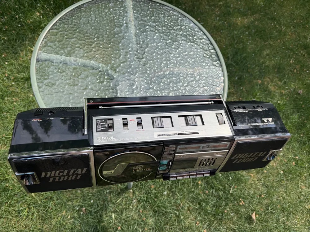 National RX-PC8 Rare Vintage Stereo System Warranty Tested Working Boombox