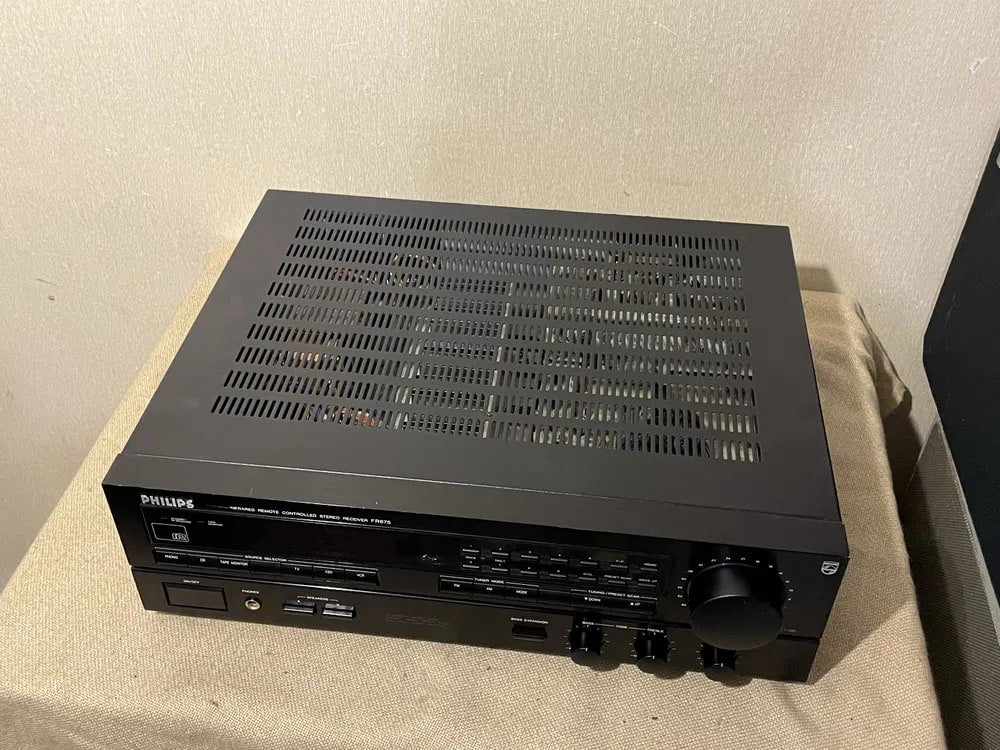 Philips FR-675 Rare Vintage Stereo Receiver Warranty Tested Hi-Fi 2x65W