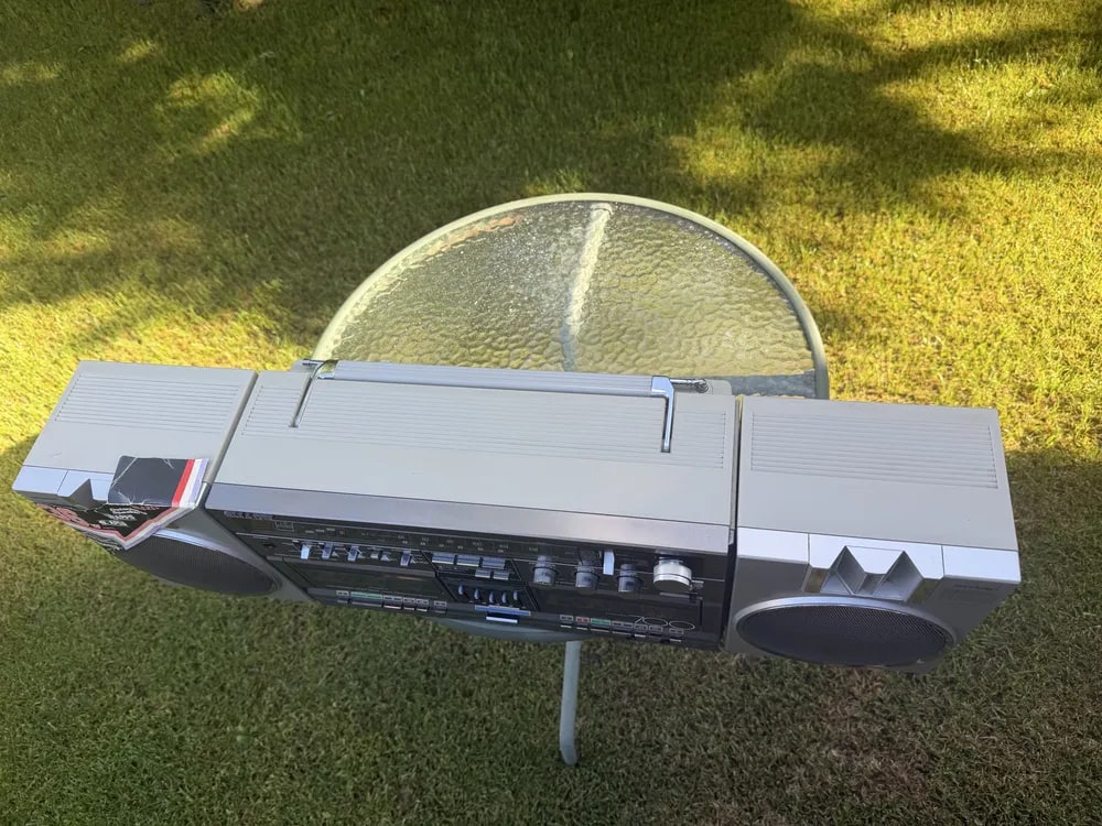 Sharp GF-700H Rare Vintage Mint Cassette Boombox Getto blaster Serviced Warranty