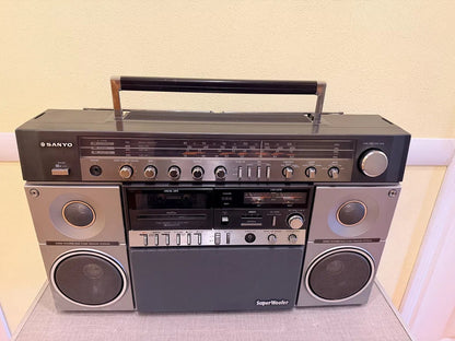 SANYO M X960K Rare Vintage Boombox Working Stereo 4-Band Radio Cassette
