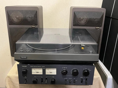 C.E.C. VT-5300 Visonik VSA-1000 Rare Vintage Turntable Amplifier Speakers Set