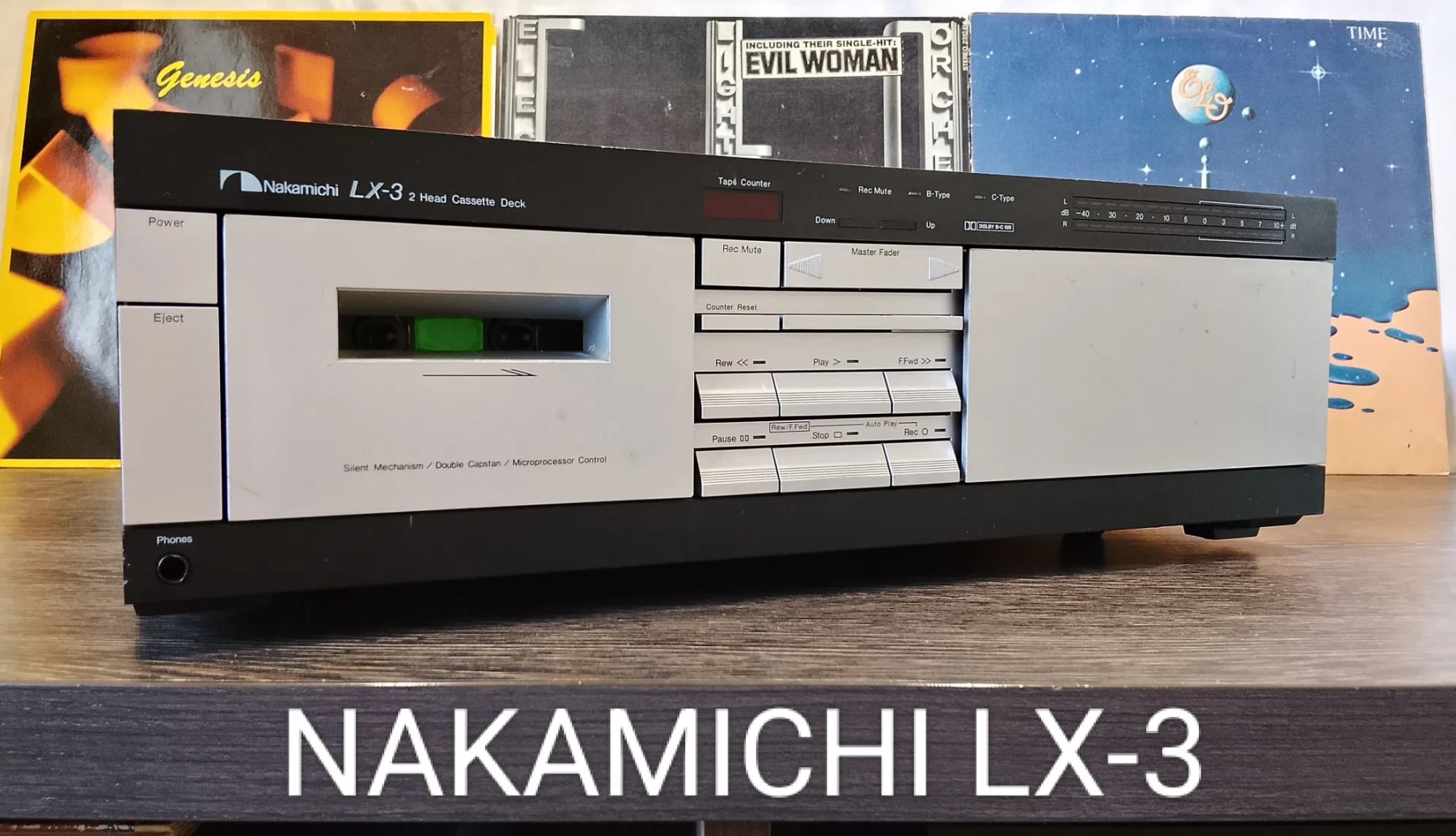 Nakamichi LX-3 Rare Vintage Stereo Cassette Deck Serviced Working Warranty