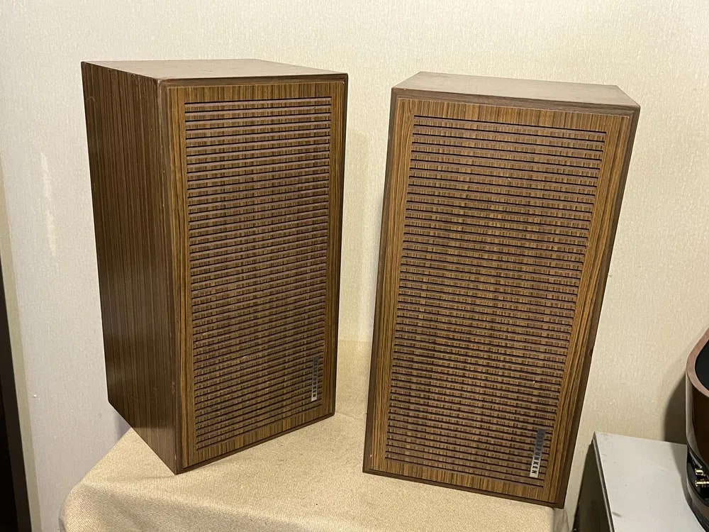 Telefunken L71 Rare Vintage Bookshelf Speakers Tested Isophon Alnico