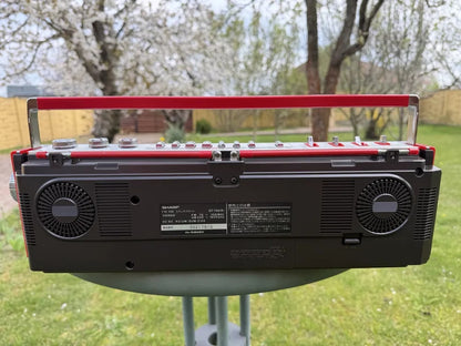 SHARP QT-7DX(R) Rare Vintage Cassette Boombox Getto blaster Serviced