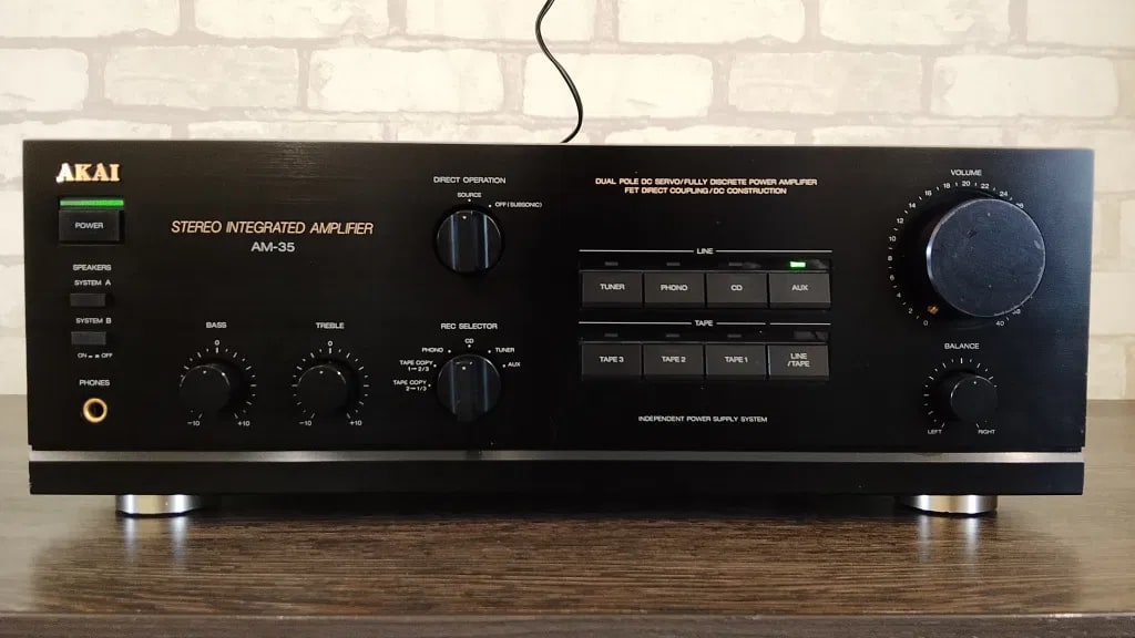 AKAI AM-35 Rare Vintage Stereo Amplifier Serviced Warranty Tested Hi-Fi Serviced