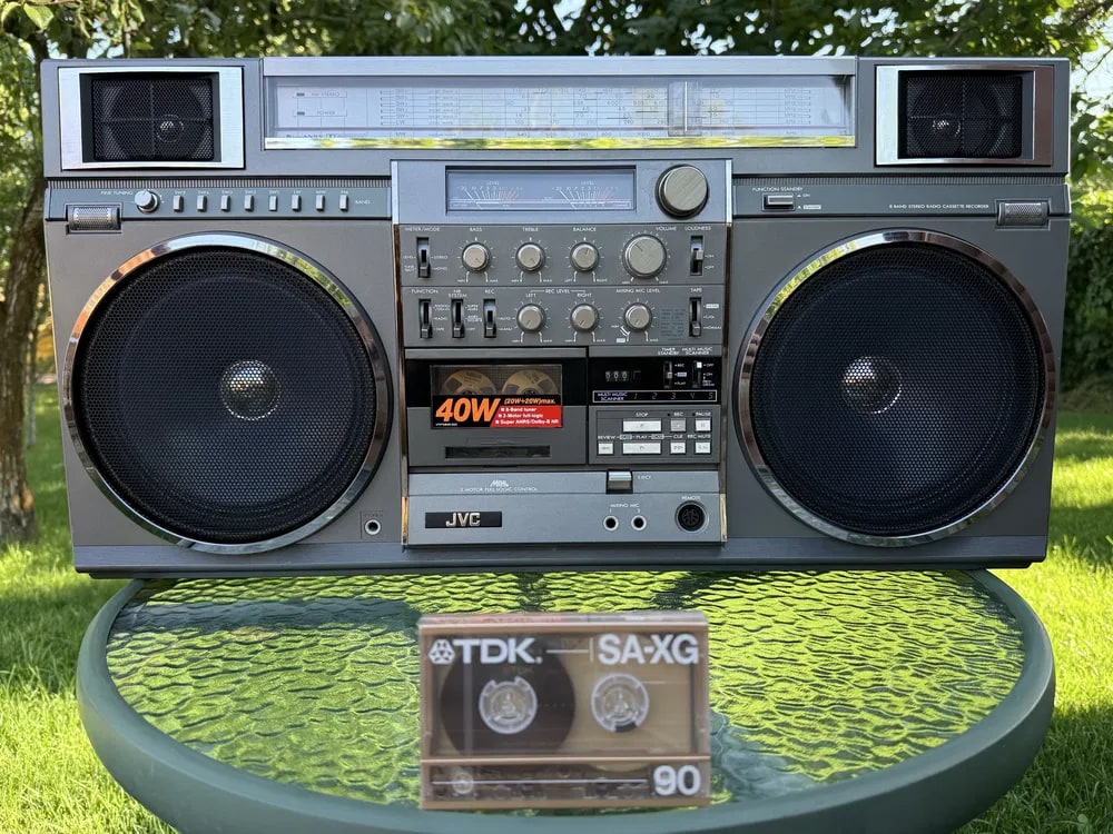 JVC RC-M90LD Rare Vintage Collectible MINT King Cassette Boombox Getto blaster