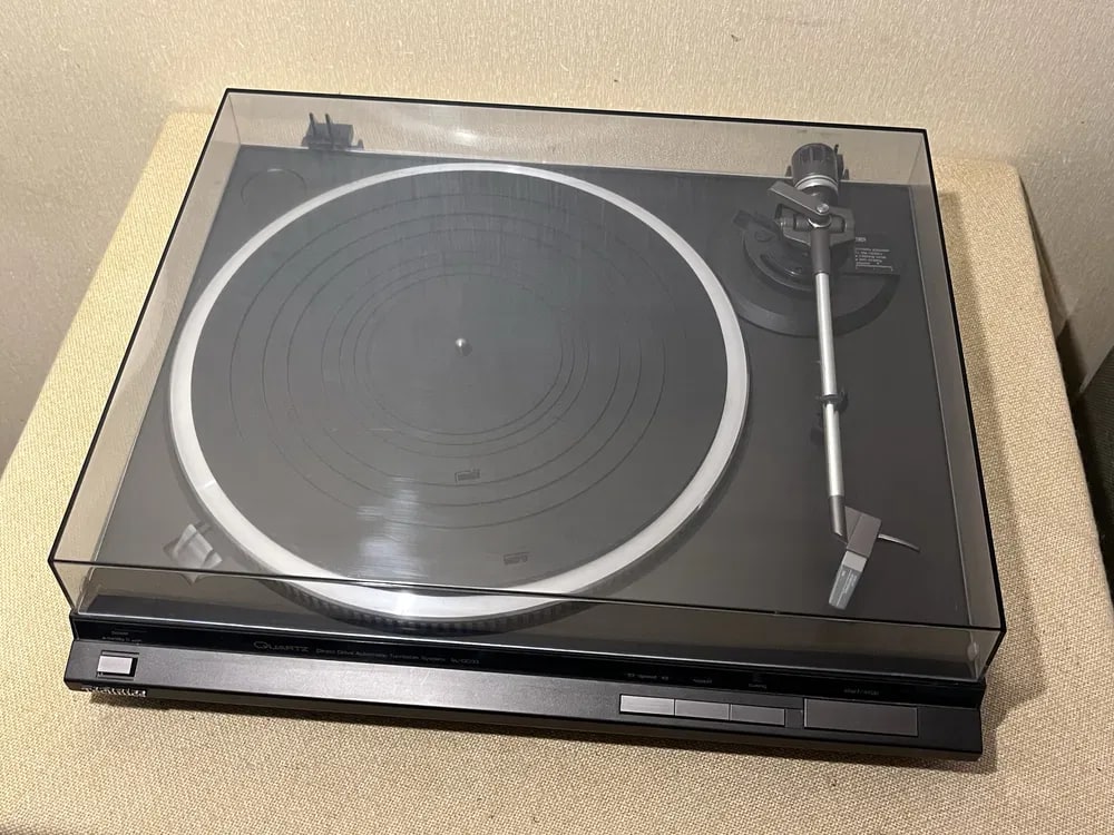 Technics SL-QD33 Rare Vintage Turntable Tested Quartz Direct Drive Automatic