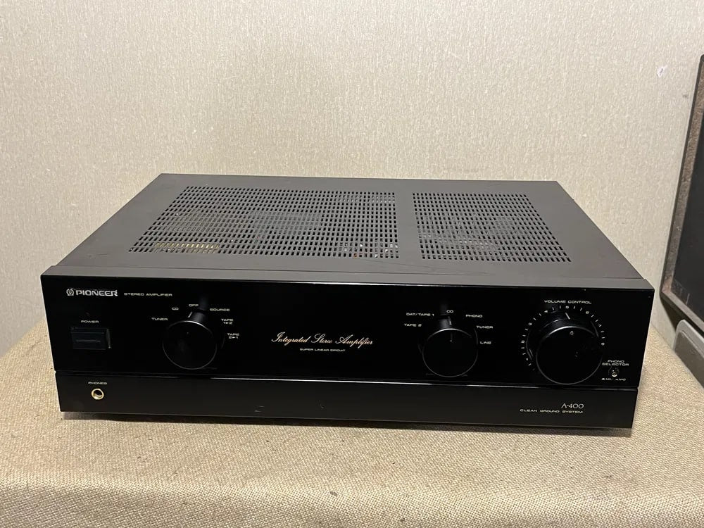 Pioneer A-400 Rare Vintage Integrated MINT Amplifier Warranty Working Hi-Fi