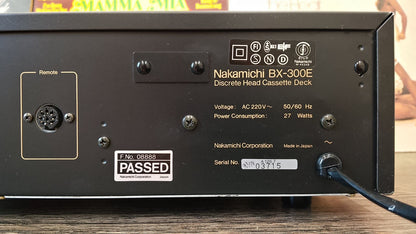 Nakamichi BX-300E Rare Vintage Cassette Deck Serviced Tested