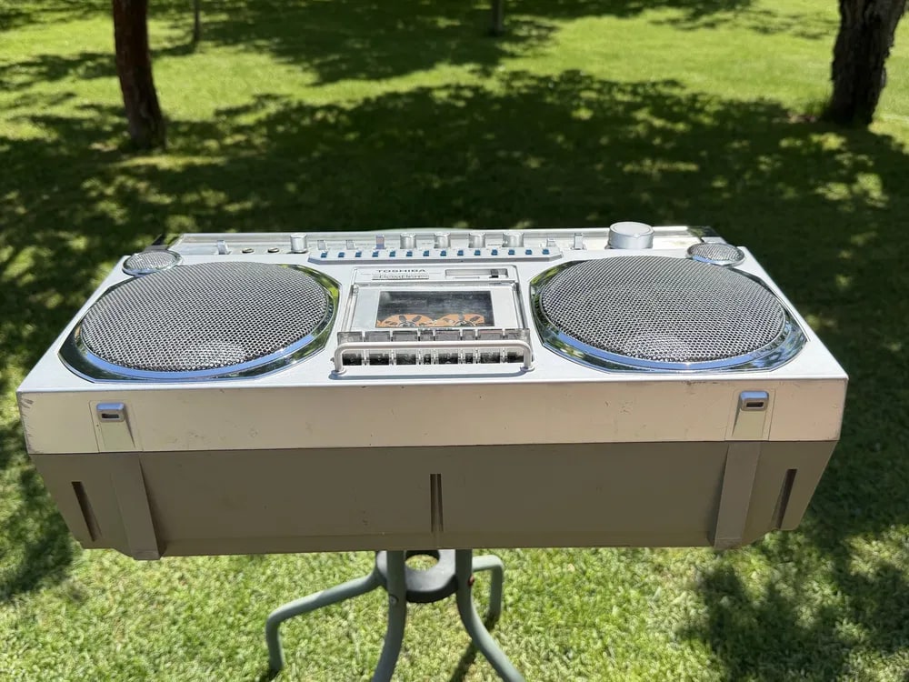 Toshiba RT-9990SM Rare Vintage Cassette Boombox Getto blaster Warranty Serviced