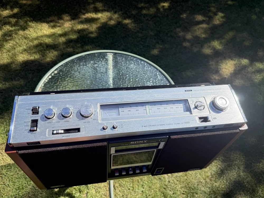 Sony CF-6600 Rare Vintage Mint Japan Boombox Getto blaster Serviced