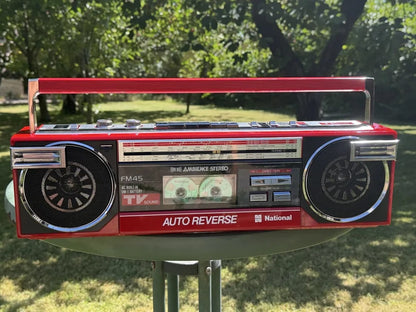 National FM 45 Rare Vintage MINT Boombox Serviced Analog Cassette