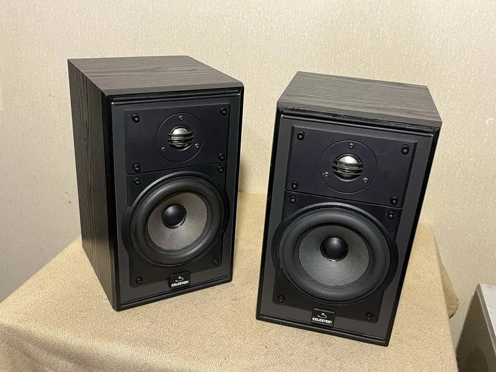 Celestion 3 Rare Vintage Bookshelf Stereo Speakers Tested Working Hi-Fi 8-Ohm