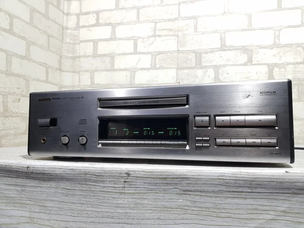 Onkyo DX-6870 Rare Vintage CD Player Tested Working Integra Stereo