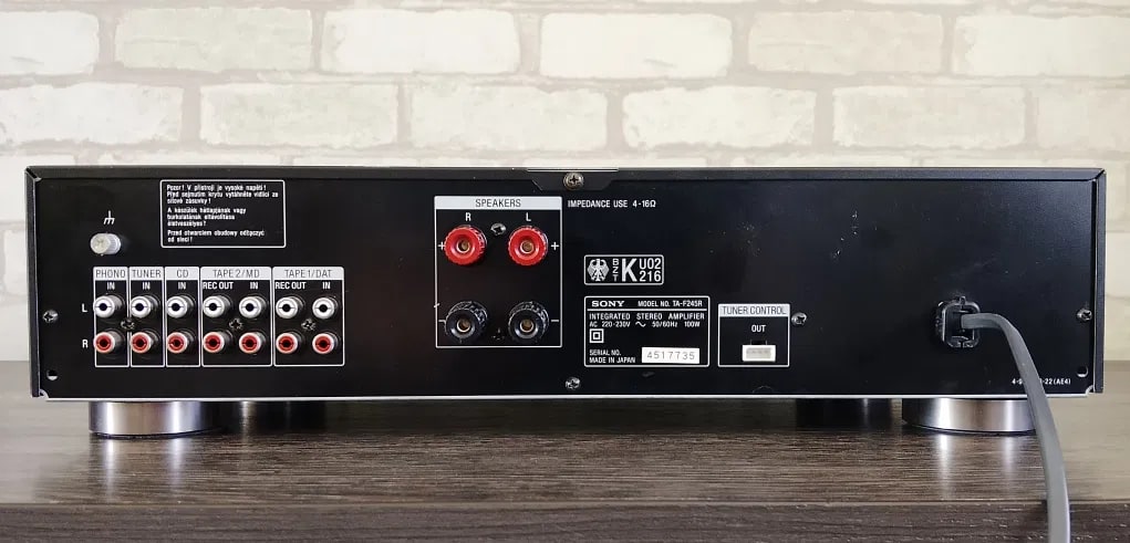 Sony TA-F245R Rare Vintage Integrated Stereo Amplifier 1994 Warranty Serviced