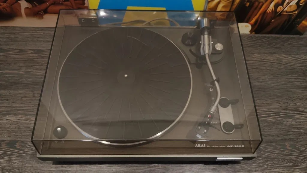 AKAI AP-100C Rare Vintage Turntable Serviced Belt Drive Warranty