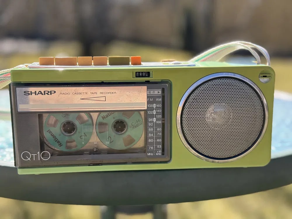 SHARP QT 10 QT-10 Rare Vintage Boombox Serviced Working Portable