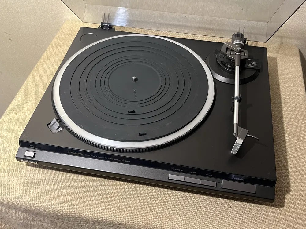 Technics SL-QD33 Rare Vintage Turntable Tested Quartz Direct Drive Automatic