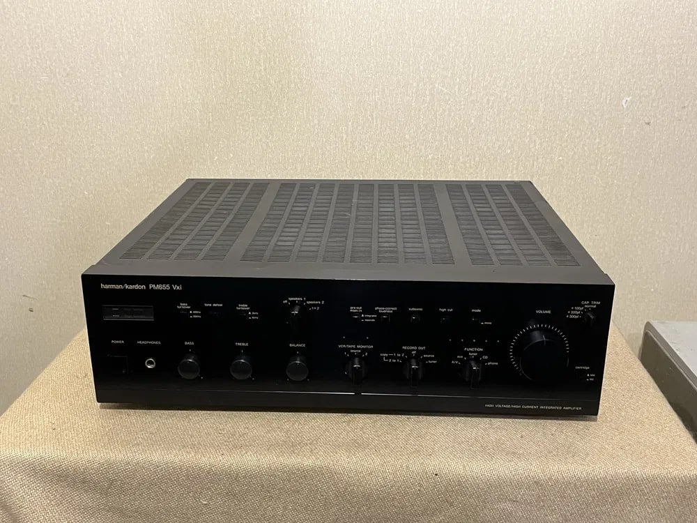 Harman Kardon PM-655 Vxi Rare Vintage Integrated Amplifier Working