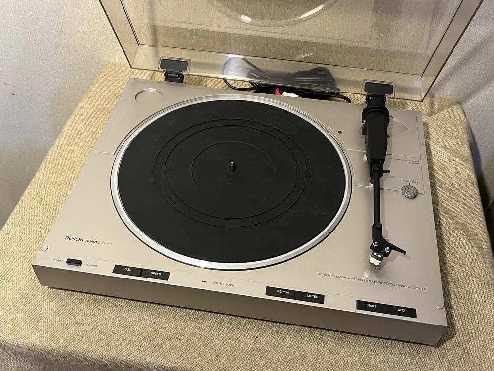 Denon DP-21F Rare Vintage MINT Turntable Working Direct Drive Quartz