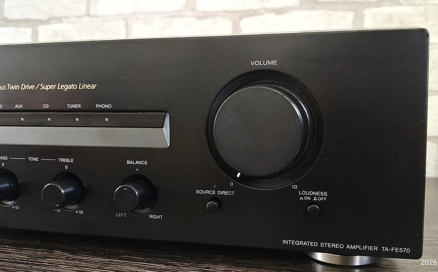 Sony TA-FE570 Rare Vintage Integrated Stereo Amplifier Serviced Warranty