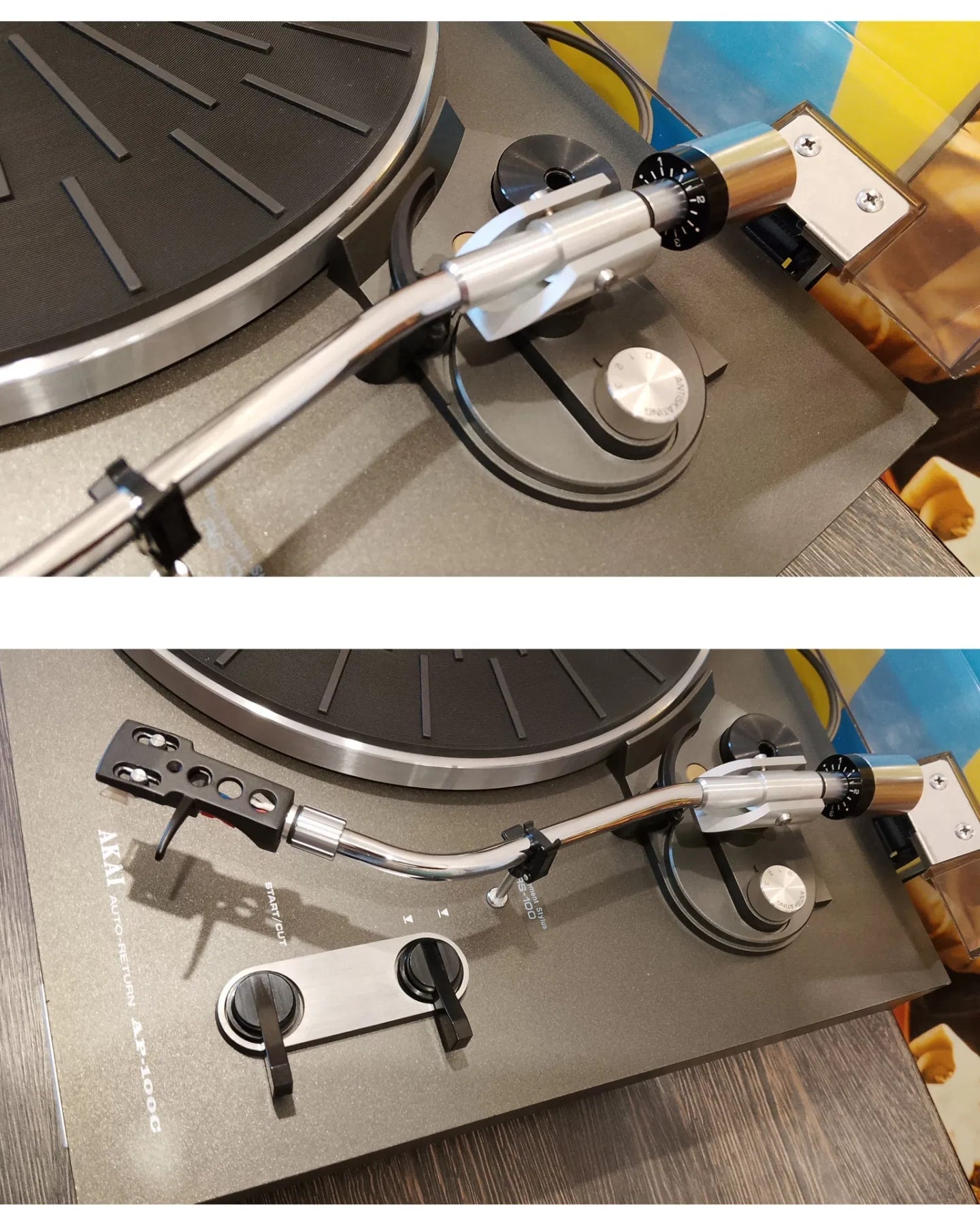 AKAI AP-100C Rare Vintage Turntable Serviced Belt Drive Warranty