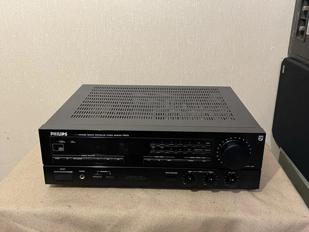 Philips FR-675 Rare Vintage Stereo Receiver Warranty Tested Hi-Fi 2x65W