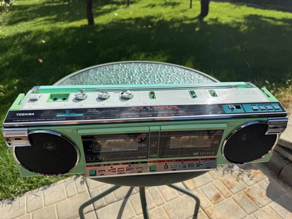 Toshiba RT-SW7 Rare Vintage MINT Boombox Serviced Warranty Working Serviced