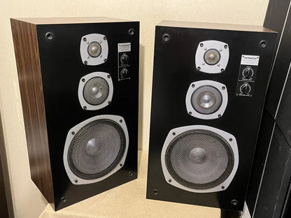 Hitachi HS-530 Rare Vintage MINT 3-Way Speaker System Hi-Fi