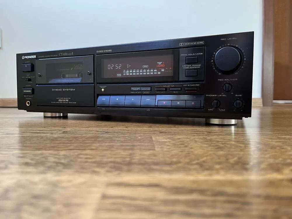Pioneer CT-656 Mark II Rare Vintage MINT Cassette Deck Tested Hi-Fi Tape Deck