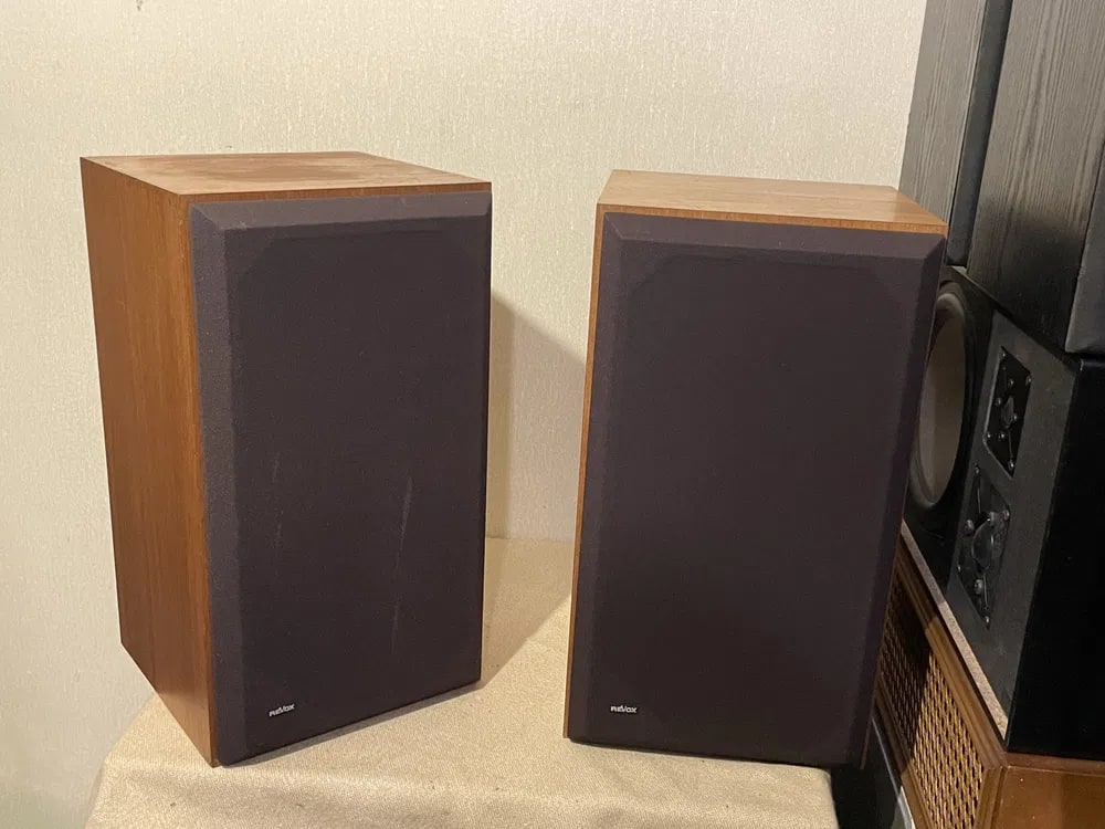 REVOX BR-320 Rare Vintage Bookshelf Speakers Working German HiFi