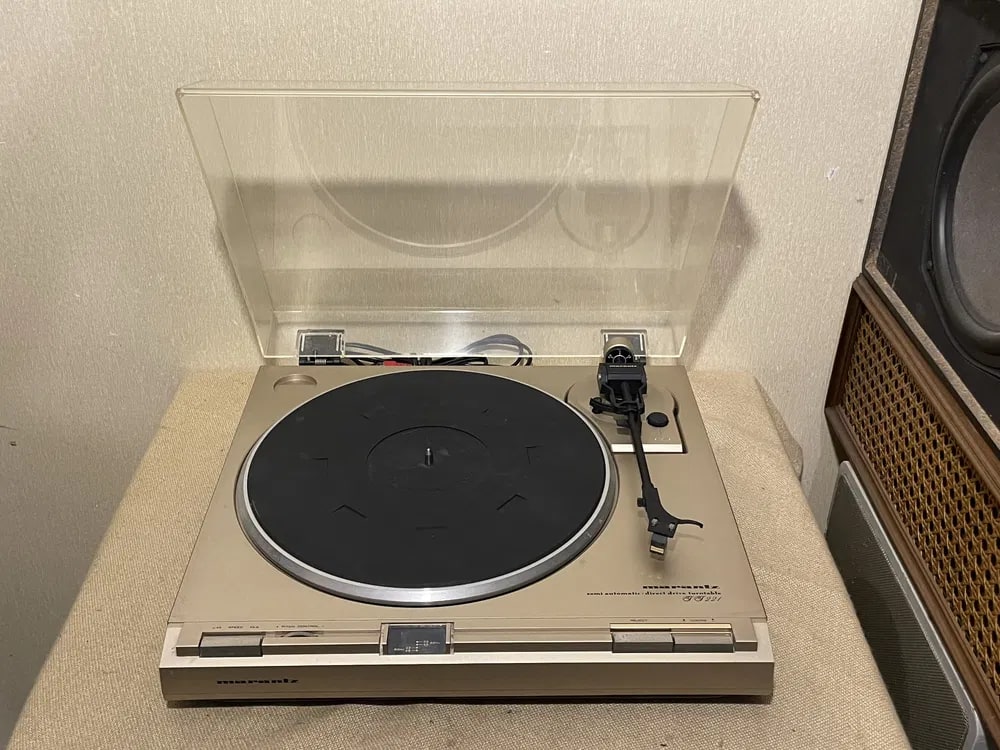 Marantz TT-221 Rare Vintage MINT Turntable Warranty Tested Direct Drive Serviced